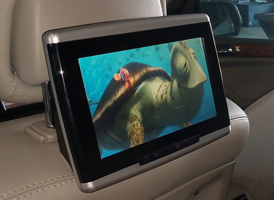 2009 MERCEDES GL320 GL450 GL550 GLK350 ML320 ML350 ML550 REAR VIDEO SCREEN — exact item pictured